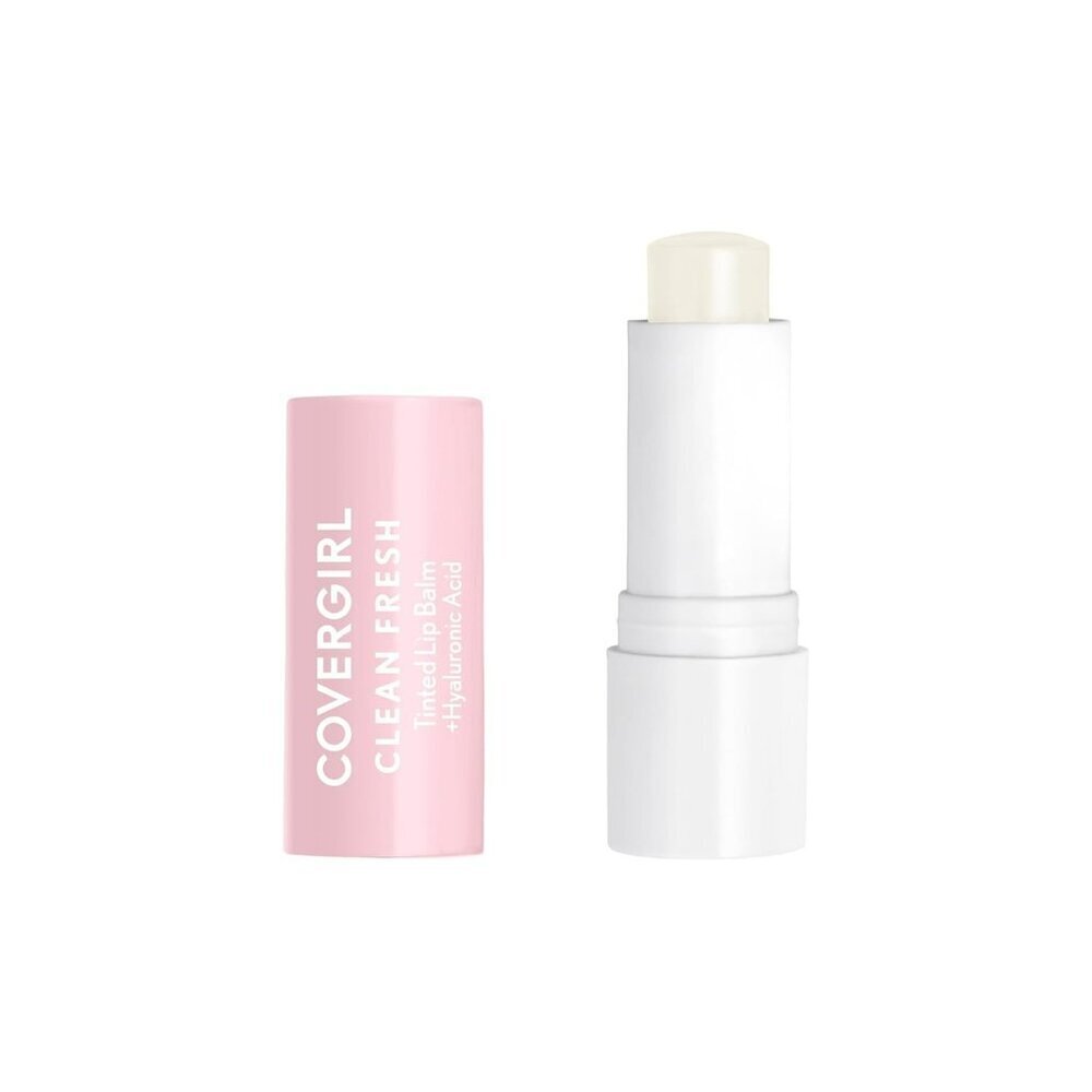 CoverGirl Clean Fresh Tinted Lip Balm w/ Hyaluronic Acid Clear as Crystal 100